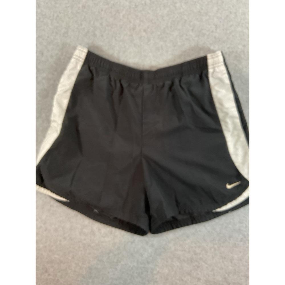 VINTAGE Y2K 90s NIKE BLACK/WHITE SHORTS WOMEN'S SIZE SMALL #510